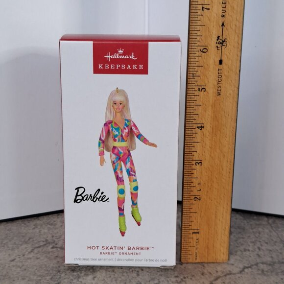2024 Hallmark Keepsake Ornament HOT SKATING BARBIE Hot Skatin' barbie - Picture 14 of 15